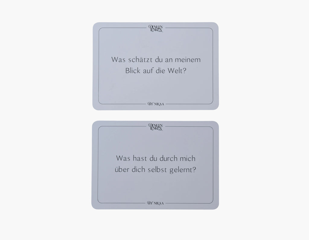 Gesprächskarten - Fragekarten aus dem Paarspiel von Nikaa Deep Talk 