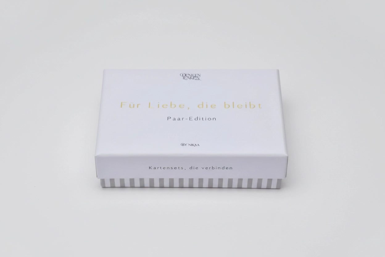 Verpackung Kartenset für Paare deeptalk Gespräche von Nikaa