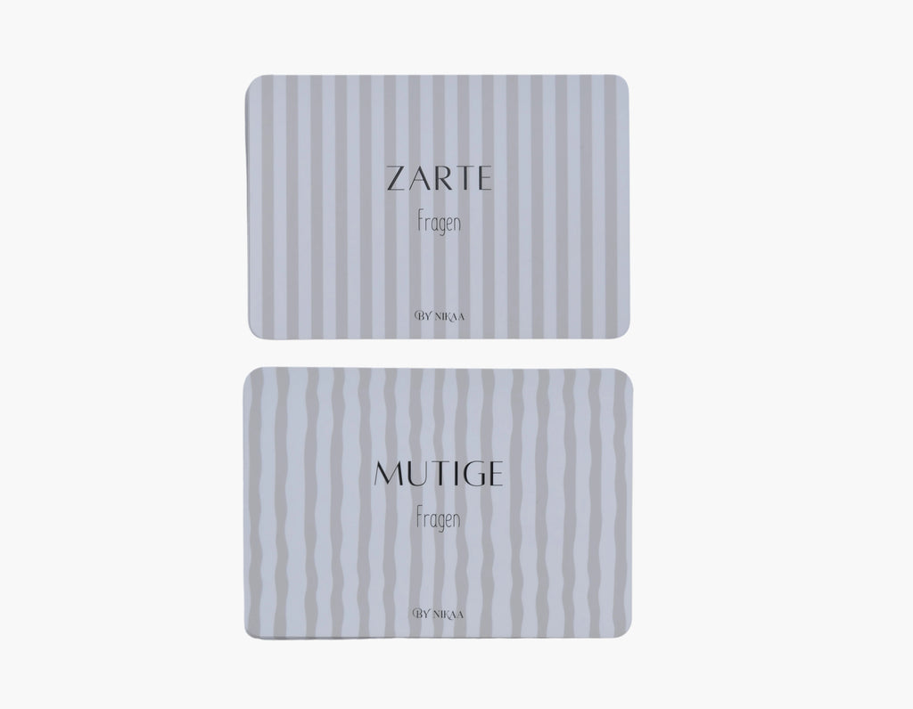 Kartenset für Paare - Zarte und Mutige Karten- deeptalk Gespräche 