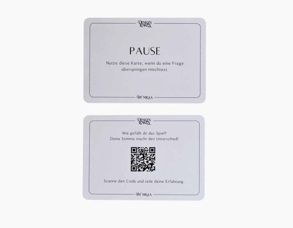 Zusatzkarten Kartenspiel von Nikaa